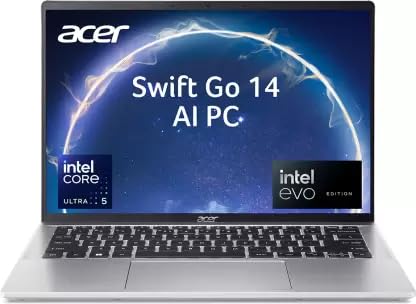 Acer Swift Go 14 (14", 8GB RAM, 256GB SSD, Pure Silver)