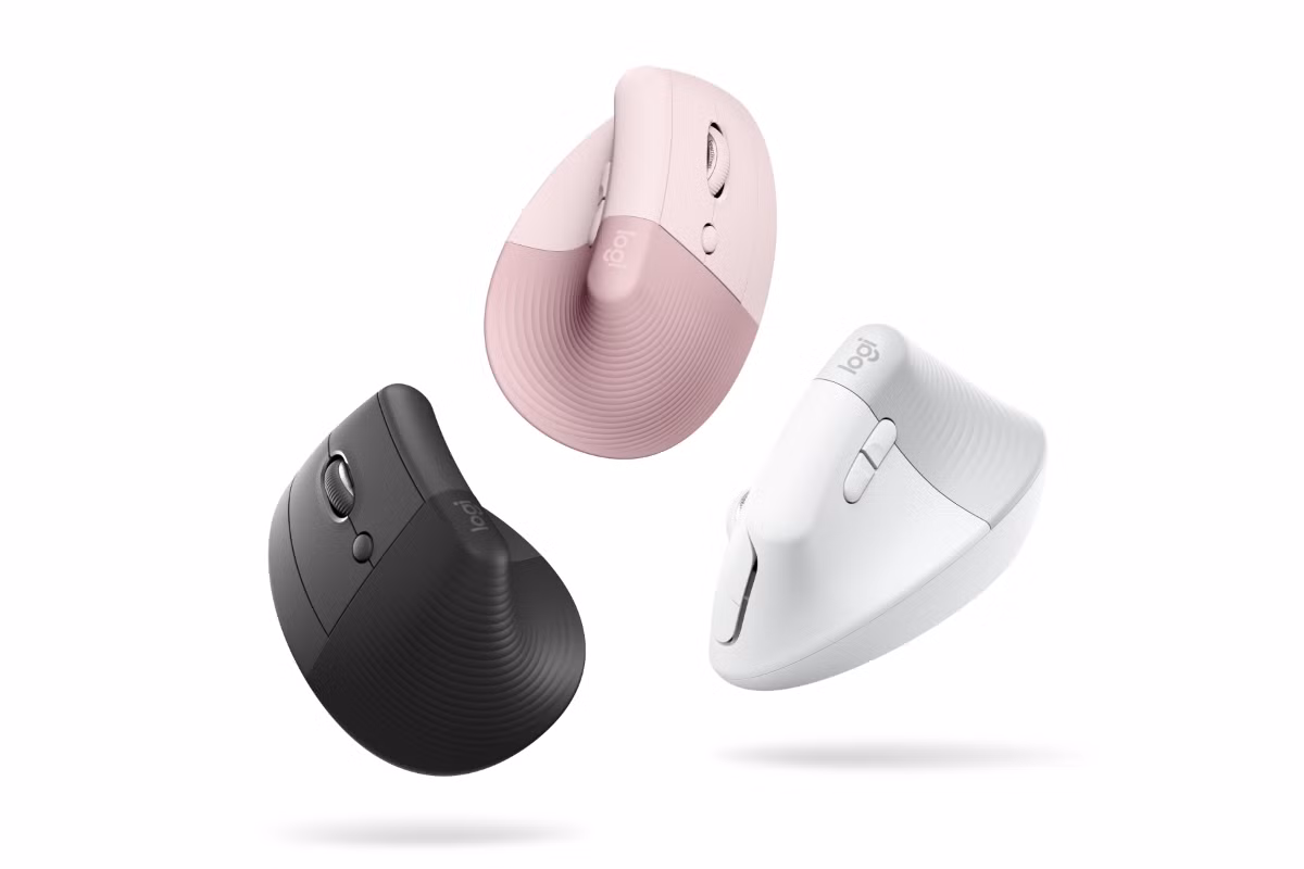 Logitech Lift Vertical Wireless Mouse (Graphite)