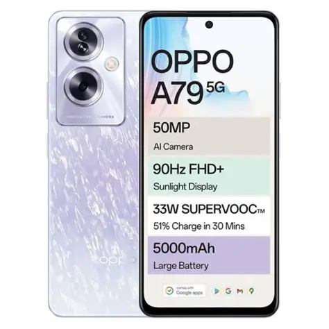Oppo A79 5G (12GB RAM, 1TB, Glowing Green)