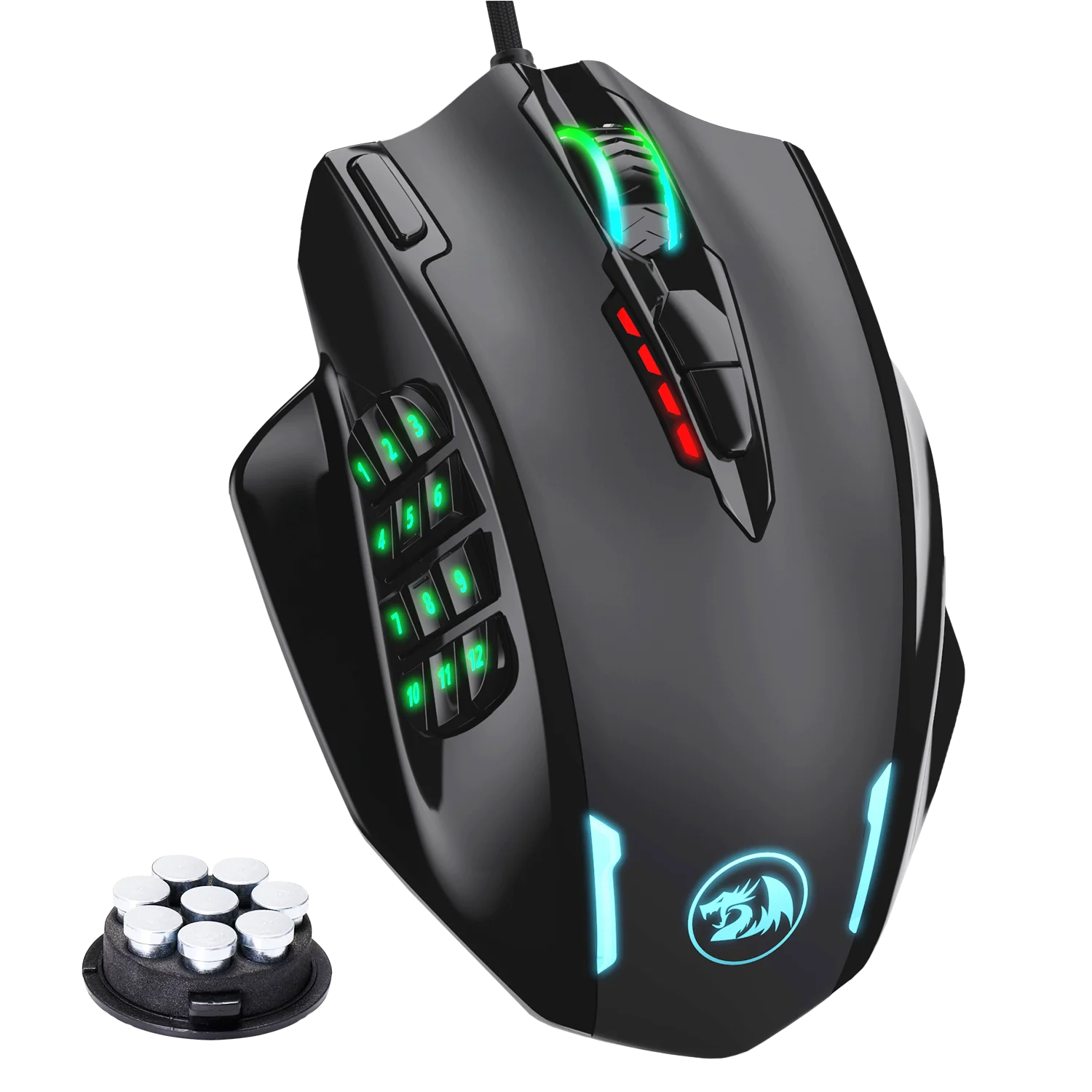 Redragon M908 Impact Wired Mouse (Black)