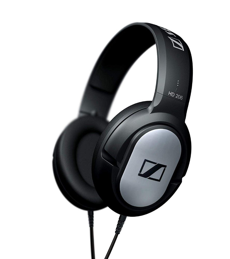 Sennheiser HD 206 Over-Ear Headphones (Black)