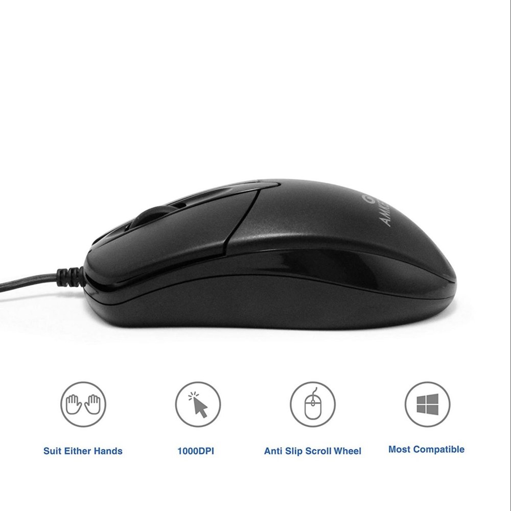 Zebronics Zeb-Dash Plus Wired Mouse (Black)